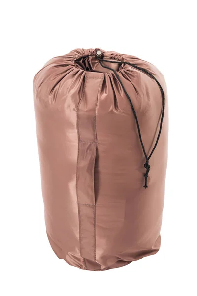 Bronze-Schlafsack isoliert auf weißem Hintergrund — Stockfoto