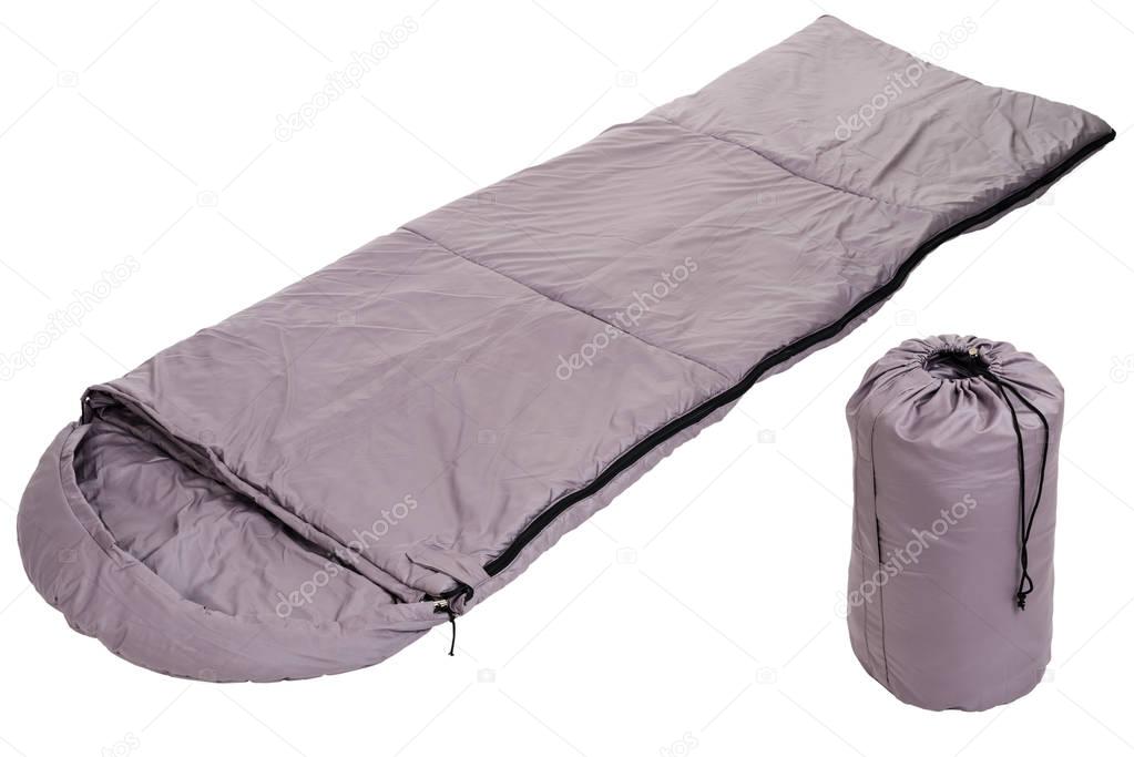 Sleeping Bags isolated on a white background