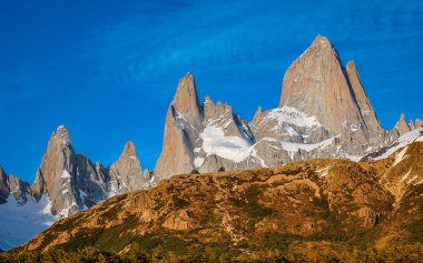 Etkileyici Mount Fitzroy Güney Patagonya '