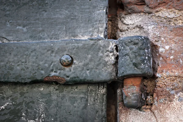 Details van antieke metalen poort — Stockfoto