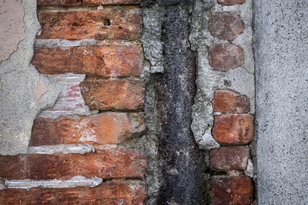 Parede de tijolo velho abstrato — Fotografia de Stock