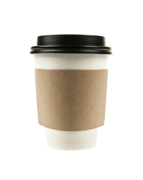Papírový šálek kávy — Stock fotografie