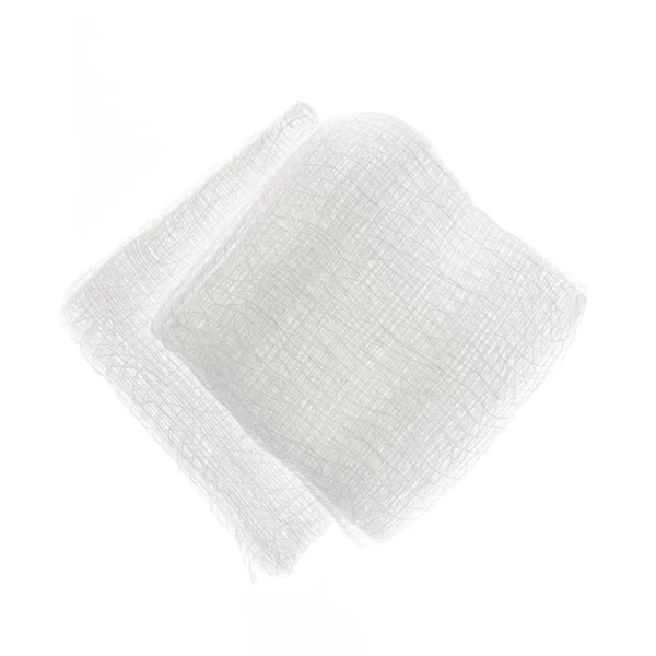 Прокладки стерильной медицинской марли — стоковое фото