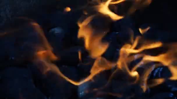 Brûlage sur charbon de bois 