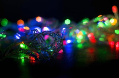 Arka plan ile Noel çelenk