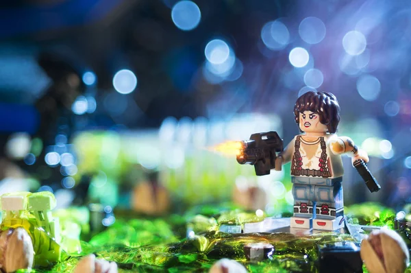 Magnitogorsk Rusko Duben 2018 Lego Film Figurky Které Představují Znak — Stock fotografie