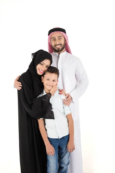 Lycklig arabisk familj — Stockfoto