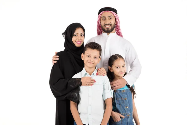 Família árabe feliz — Fotografia de Stock