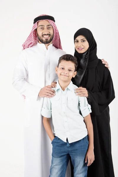 Famille arabe heureuse — Photo
