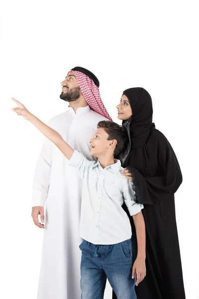 阿拉伯家庭幸福 — 图库照片