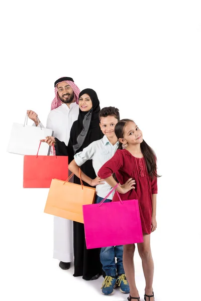 Lycklig arabisk familj — Stockfoto