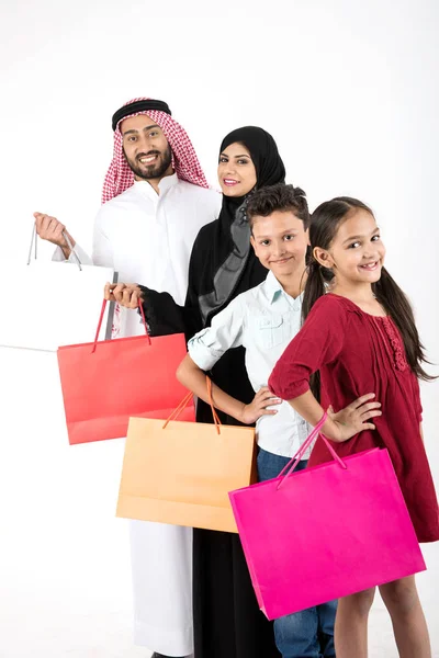 Lycklig arabisk familj — Stockfoto