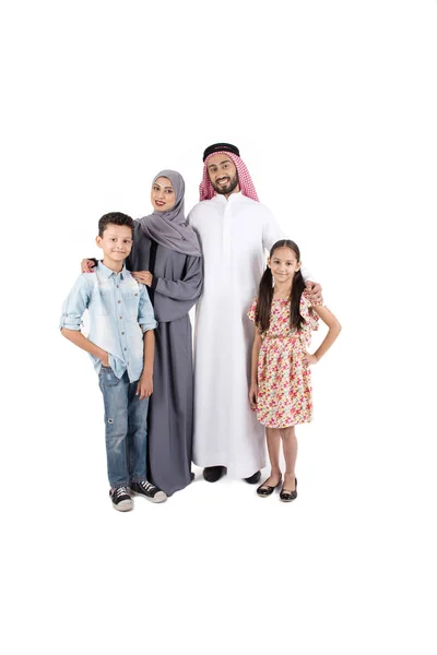 Arab Muslim family — Stock Photo, Image