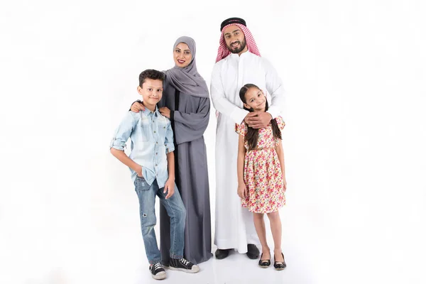 Família muçulmana árabe — Fotografia de Stock