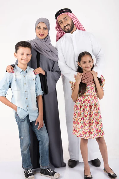 Arab Muslim family — Stock Photo, Image