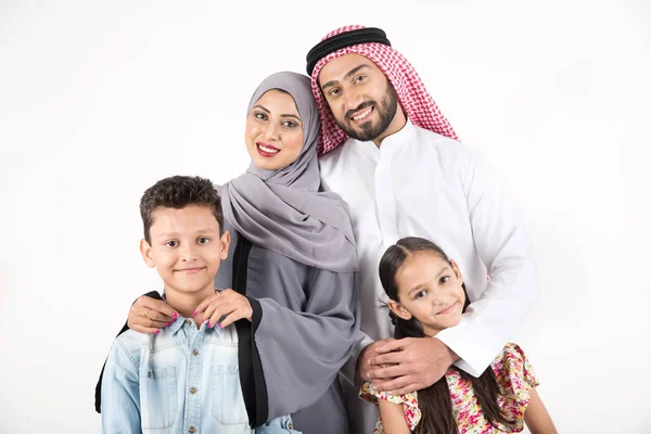 Arab Muslim family — Stock Photo, Image