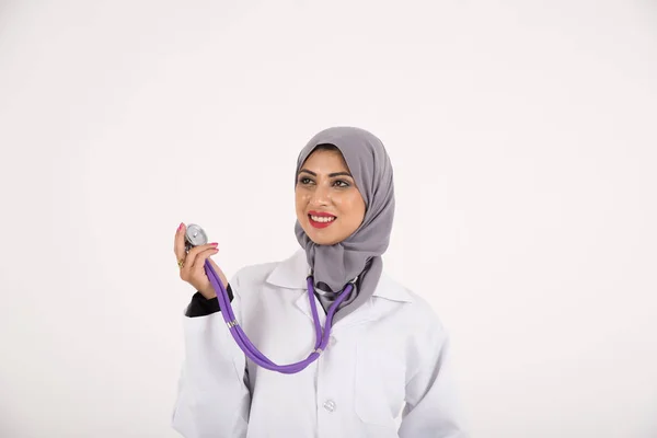 Árabe Doutor Feminino Fotos De Bancos De Imagens