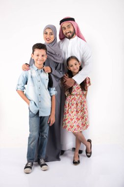 Arap aile Veliler çocuklarını ile