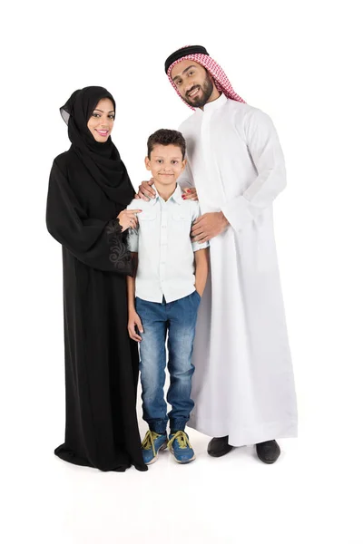 Emiraty muzułmańskich rodziny — Zdjęcie stockowe