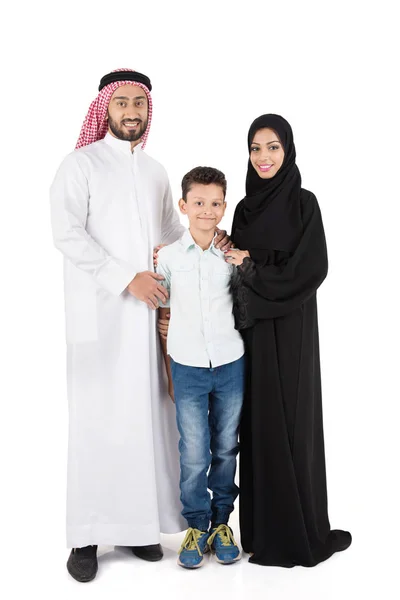 Arab muslim family — Stock Photo, Image