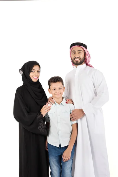 Famiglia musulmana araba — Foto Stock