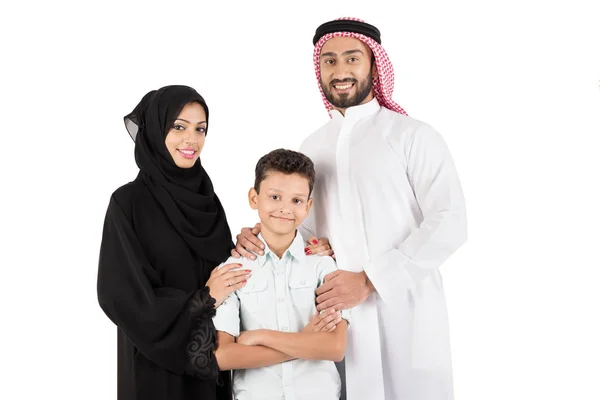 アラブのイスラム教徒の家族 — ストック写真