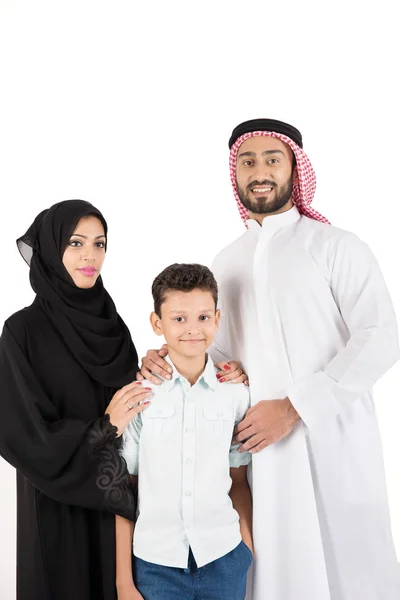 Arab muslim family — Stock Photo, Image