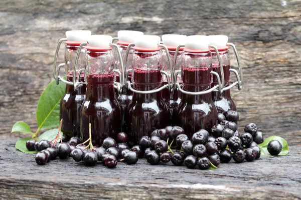 Succo da bacche di mela — Foto Stock