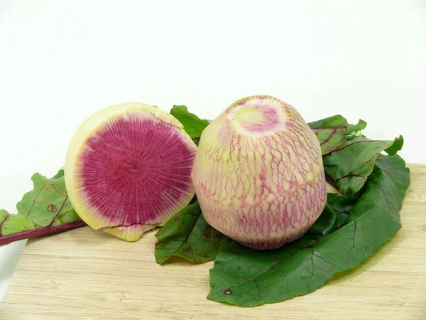 Trendy watermelon radish — Stock Photo, Image