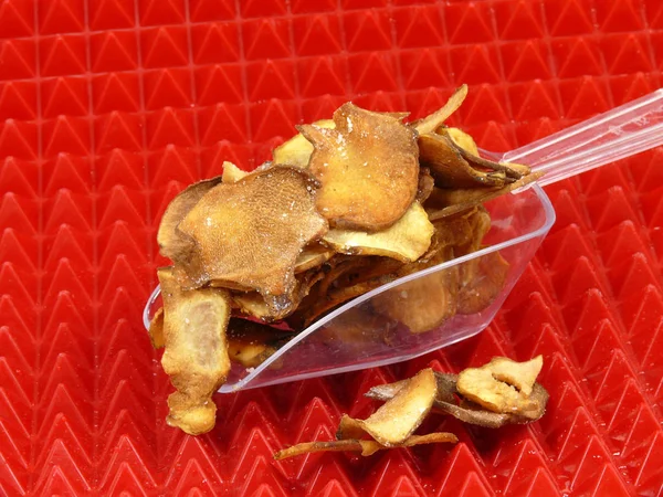Chips Uit Jeruzalem Artisjok — Stockfoto