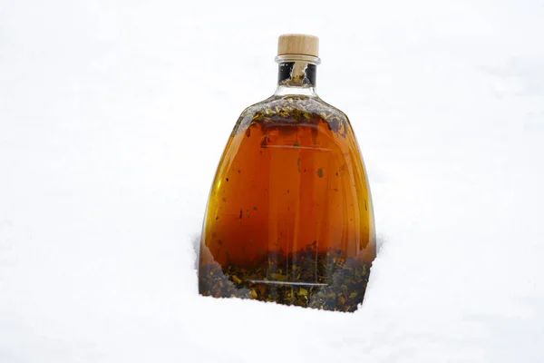Sweden Herbs Bitter Spirits — Stock Photo, Image