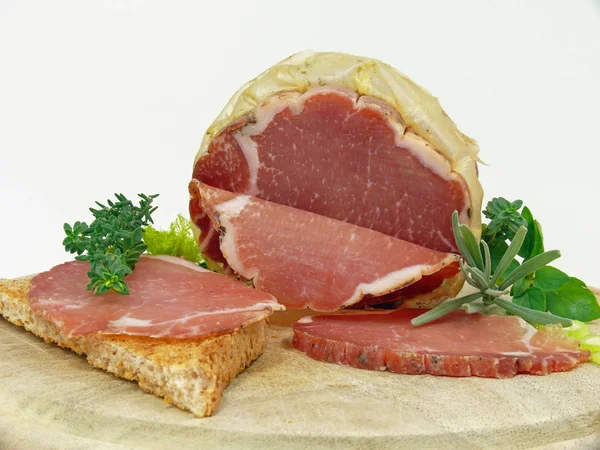 Saucisse Porc Faite Toscane — Photo