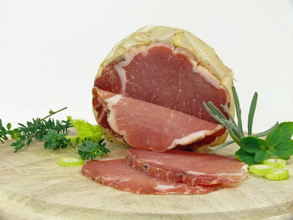 Saucisse Porc Faite Toscane — Photo