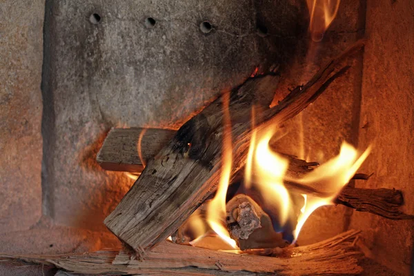 Konilerden Balmumundan Kartondan Yapılmış Doğal Bir Ateşleyici — Stok fotoğraf
