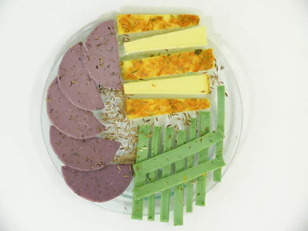 特別な食材を使ったチーズのセレクション — ストック写真