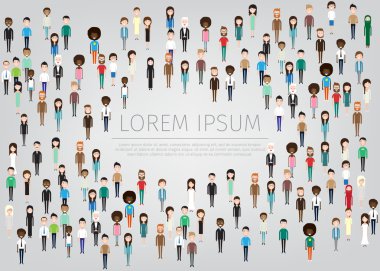 büyük bir grup insan