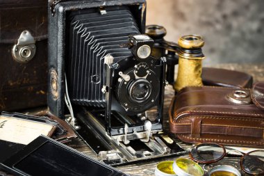 eski kameralar yakın plan