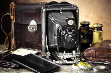 eski kameralar yakın plan