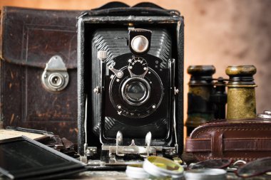 eski kameralar yakın plan