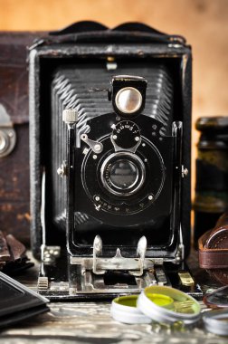 eski kameralar yakın plan