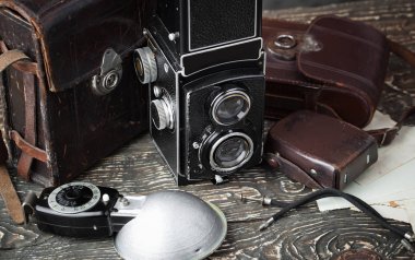 eski kameralar yakın plan