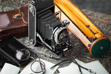 eski kameralar yakın plan