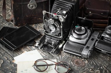 eski kameralar yakın plan