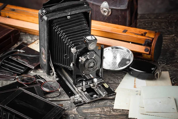 Old cameras close-up — Stock Photo, Image