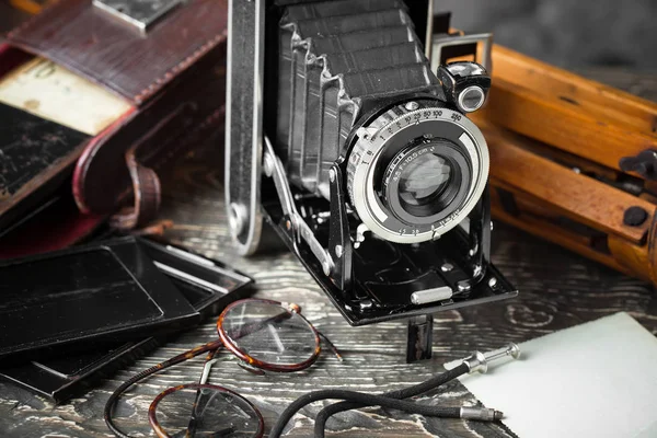 Old cameras close-up — Stock Photo, Image