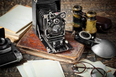 eski kameralar yakın plan