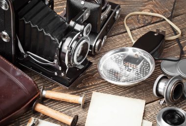 eski kameralar yakın plan