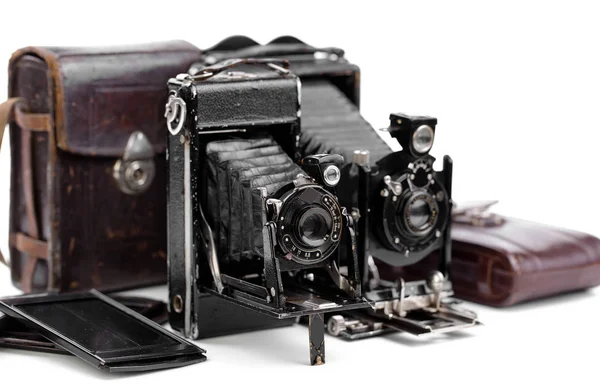 오래 된 카메라 클로즈업 — 스톡 사진