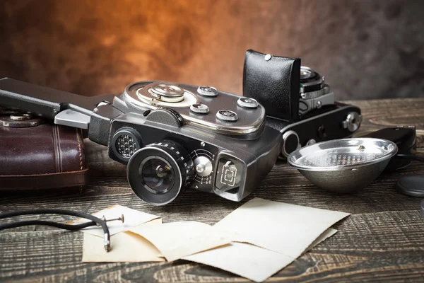Old cameras close-up — Stock Photo, Image