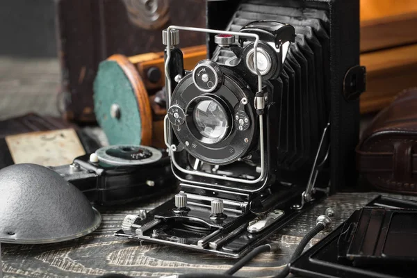 Old cameras close-up — Stock Photo, Image